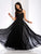 Clarisse - 3528 Jeweled Lace Applique Halter Neck Gown