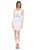 Colors Dress - 1762 Embellished Off Shoulder Sheath Dress In White