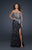La Femme - 17669 Lavishly Beaded Strapless Evening Gown In Black