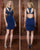 1766 Faille Sequined Cocktail Dress