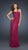 La Femme - Brilliant Sequined One-Shoulder Sheath Empire Gown 17697 In Pink