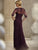 Christina Wu Elegance - 17816 Embroidered Lace Sweetheart Dress in Purple
