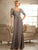 Christina Wu - 17822 Elegance Sequined Lace Illusion Bateau Gown In Gray
