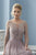 Christina Wu Elegance - 17832 Ruched Long Sleeves A-Line Evening Dress in Pink