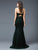 Colors Dress - 1783 Lace Sweetheart Velvet Mermaid Dress in Green