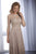 Christina Wu Elegance - 17848 Beaded Lace Illusion Bateau Dress in Brown