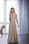 Christina Wu Elegance Beaded Lace Illusion Bateau Dress 17848 in Neutral and Light Brown