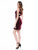 Colors Dress - 1785 Embellished V-Neck Sheath Dress in Red