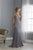 Christina Wu Elegance - Bead Embellished Illusion Bateau Evening Dress 17862 In Silver