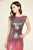 Tadashi Shoji - Sequined Ombre V-Back Column Gown In Pink and Black