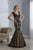 Christina Wu Elegance - 17872 Lace Applique Sweetheart Mermaid Dress in Black and Neutral