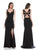 Colors Dress - 1787 Embellished Sweetheart Sheath Dress In Black