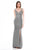 Colors Dress - 1787 Embellished Sweetheart Sheath Dress In Gray