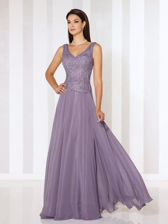 CAMERON BLAKE BY MON CHERI - 116654 EVENING DRESS in Purple