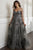 Christina Wu Elegance - 17907 Strapless Ribbonwork-Ornate A-Line Gown In Gray