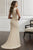 Christina Wu Elegance - 17909 Long Gown with Illusion Paneled Cape In Neutral