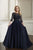 Christina Wu Elegance - 17913 Beaded and Sequin Ornate Chiffon Gown In Blue