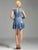 32502 Dress In Blue/Nude