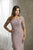 Christina Wu Elegance - 17941 Beaded Lace Bateau Trumpet Dress In Pink