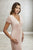 Christina Wu Elegance - 17946 Embellished Plunging V-neck Trumpet Gown In Nude