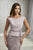 Christina Wu Elegance - 17947 Bedazzled Bateau Trumpet Gown With Train In Brown