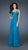 La Femme - 17966M Beaded One Shoulder Ruched A Line Gown In Blue