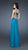 La Femme - 17966M Beaded One Shoulder Ruched A Line Gown In Blue