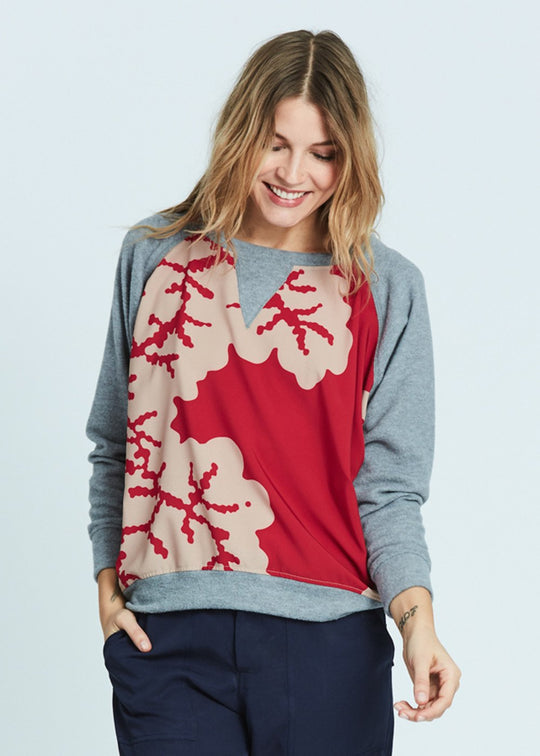 Coral Abba Sweatshirt