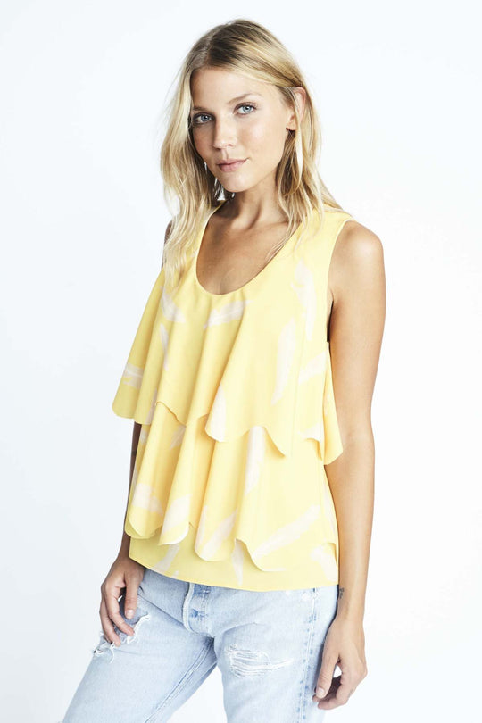 Feather Scallop Top