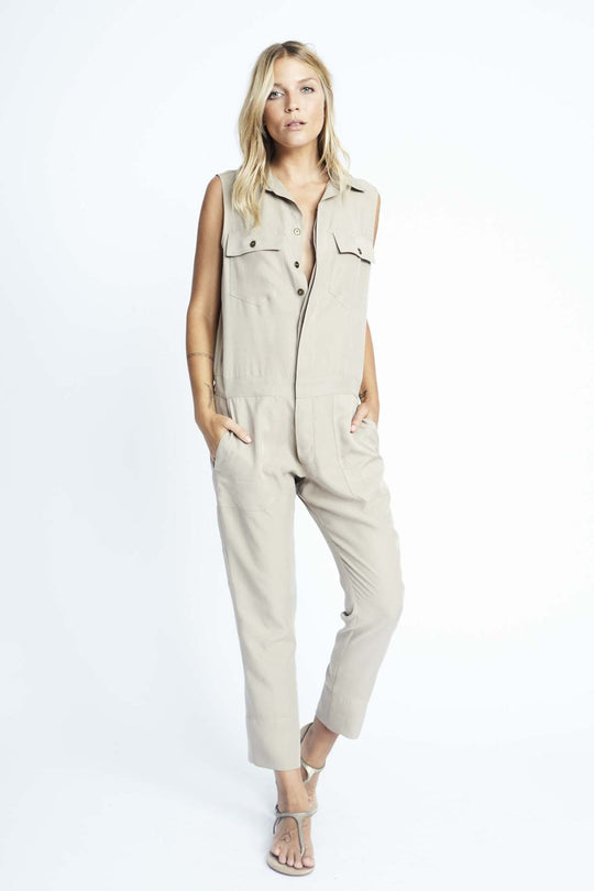 Sleeveless Spencer Jumpsuit