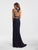 Madison James - Two Piece Lace Sheath Dress 18-619 In Blue