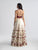 Madison James - 18-651 Halter Neck Two-Piece A-line Gown In White and Red