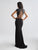 Madison James - 18-655 Two Piece High Neck Evening Gown In Black