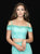 Madison James - 18-670 Two Piece Cold Off Shoulder Lace Dress In Green