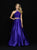 Madison James - 18-672 Two Piece Halter A-line Dress In Purple