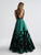 Madison James - 18-681 Plunging V-neck A-line Dress In Green