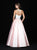 Madison James - 18-708 Beaded Halter Ballgown In Pink