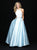 Madison James - 18-708 Beaded Halter Ballgown In Blue