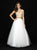 Madison James - 18-718 Two Piece Swirl Designed Tulle Ballgown In White and Neutral