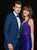 Madison James - 18-736 Embellished Deep V-neck Mikado Mermaid Dress In Purple