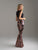 Madison James - 18-803M Jewel Neckline Sequined Sheath Gown In Black and Pink