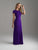 Madison James - 18-805M Fitted Jewel Neck Jersey Sheath Dress In Purple