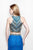 Primavera Couture - Two Piece Fitted Long Dress with Slit 1803 in Blue