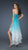 La Femme - Chic Ombre Sweetheart High-Low Tiered Cocktail Dress 18049 In Blue