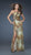 La Femme - One-Shoulder Printed Dress in Multi-Color