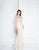 Terani Couture - 1811M6582 Illusion Jewel Trumpet Dress In Neutral