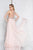 Terani Couture - 1811P5215 Beaded Nude Illusion Chiffon Gown In Pink and Neutral