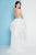 Terani Couture - 1811P5782 Beaded Bodice T-Strap Hi-Lo Prom Dress In White