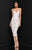 Terani Couture - 1811C6027 Strapless Embellished Fitted Dress In White and Neutral