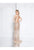 Terani Couture - 1811GL6454 Embellished Illusion Jewel Sheath Dress In Neutral
